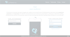 Desktop Screenshot of conferience.com